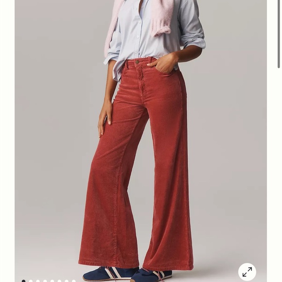 Anthropologie Pants - Anthropologie Pilcro “The Robbie” Corduroy High-Rise Flare Jeans